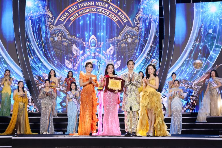 Hoa hậu Doanh nhân Hòa bình 2025: Nữ giám đốc bất động sản Hải Phòng đăng quang Hoa hậu Nhân ái