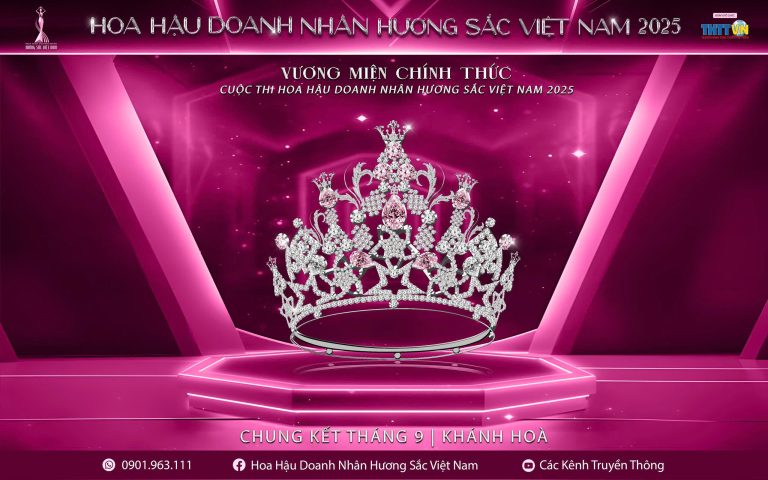 Hé lộ vương miện quyền lực dành cho Tân Hoa hậu Doanh nhân Hương sắc Việt Nam 2025