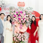 Hoa hậu Phạm Duy và Chu Thị Hồng Hoa dự khai trương Nhung Lens cơ sở 3