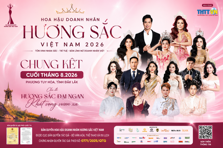 Hoa hậu Doanh nhân Hương sắc Việt Nam 2026 trở lại sau một năm chờ đợi