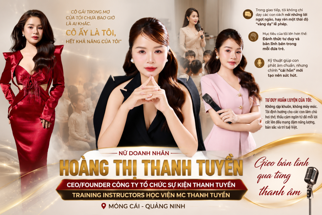 Nữ CEO Hoàng Thị Thanh Tuyền khẳng định bản lĩnh tại Hoa hậu Doanh nhân Hương sắc Việt Nam 2026