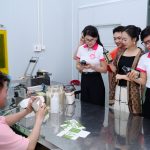 Dàn nữ doanh nhân Hoa hậu Doanh nhân Hương sắc Việt Nam 2026 trải nghiệm nhà máy mỹ phẩm xương rồng Nocas Most
