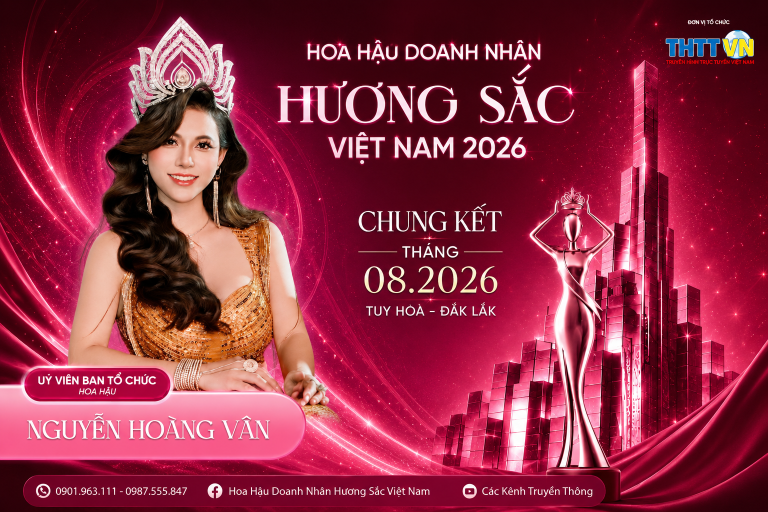 Hoa hậu Nguyễn Hoàng Vân sẵn sàng cho vai trò Ủy viên Ban Tổ chức Hoa hậu Doanh nhân Hương sắc Việt Nam 2026
